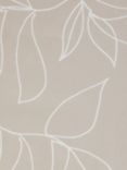 John Lewis ANYDAY Trailing Leaves Made to Measure Curtains or Roman Blind, Putty