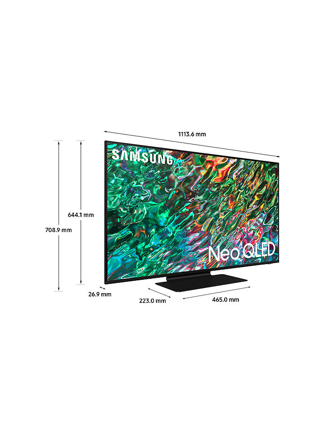 Samsung QE50QN90B (2022) Neo QLED HDR 1500 4K Ultra HD Smart TV, 50 inch with TVPlus/Freesat HD & Dolby Atmos, Sand Black