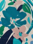 John Lewis Abstract Blossom Made to Measure Curtains or Roman Blind, Turquoise