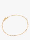 Leah Alexandra Mini Figaro Chain Bracelet, Gold