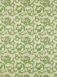 Morris & Co. Ben Pentreath Bachelors Button Furnishing Fabric, Leaf Green/Sky