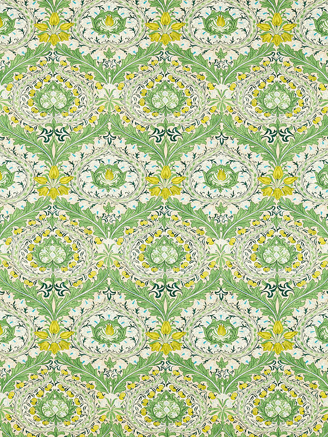 Morris & Co. Ben Pentreath Merton Furnishing Fabric, Leaf Green/Sky