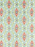 Harlequin Ixora Furnishing Fabric, Sky/Cascade/Vermillion