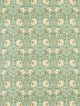 Morris & Co. Pimpernel Print Furnishing Fabric, Bayleaf/Manilla