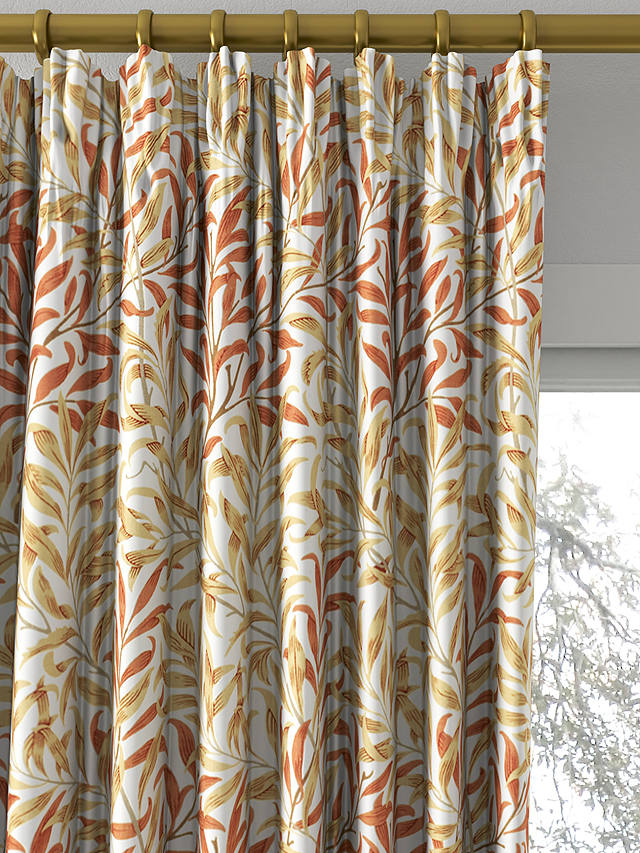 Morris & Co. Willow Boughs Made to Measure Curtains, Russet/Ochre