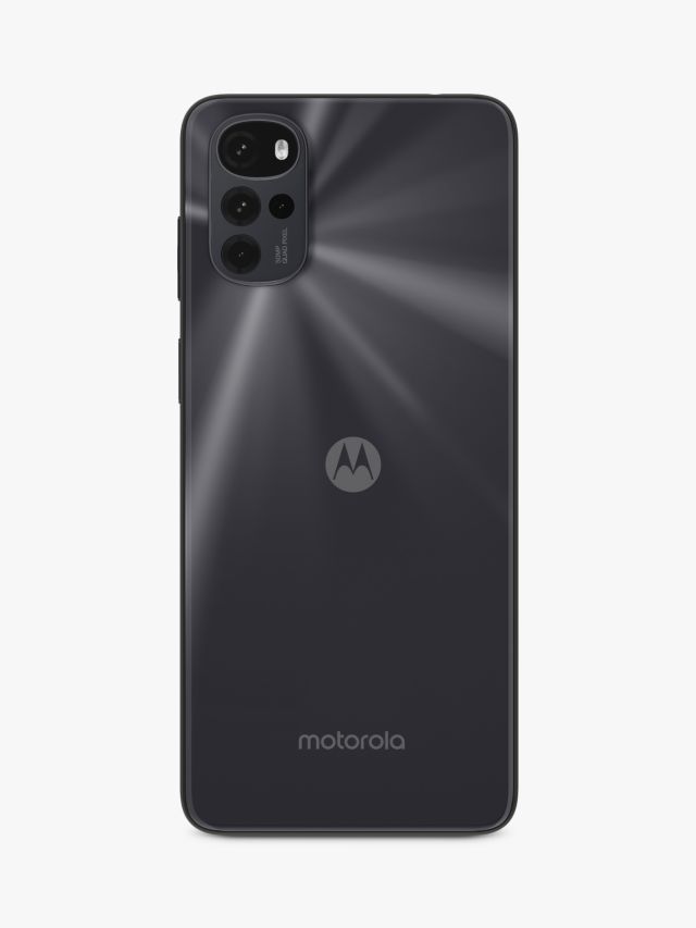 Motorola Moto g22 Smartphone, Android, 4GB RAM, 6.5", 4G, SIM Free, 64GB, Cosmic Black