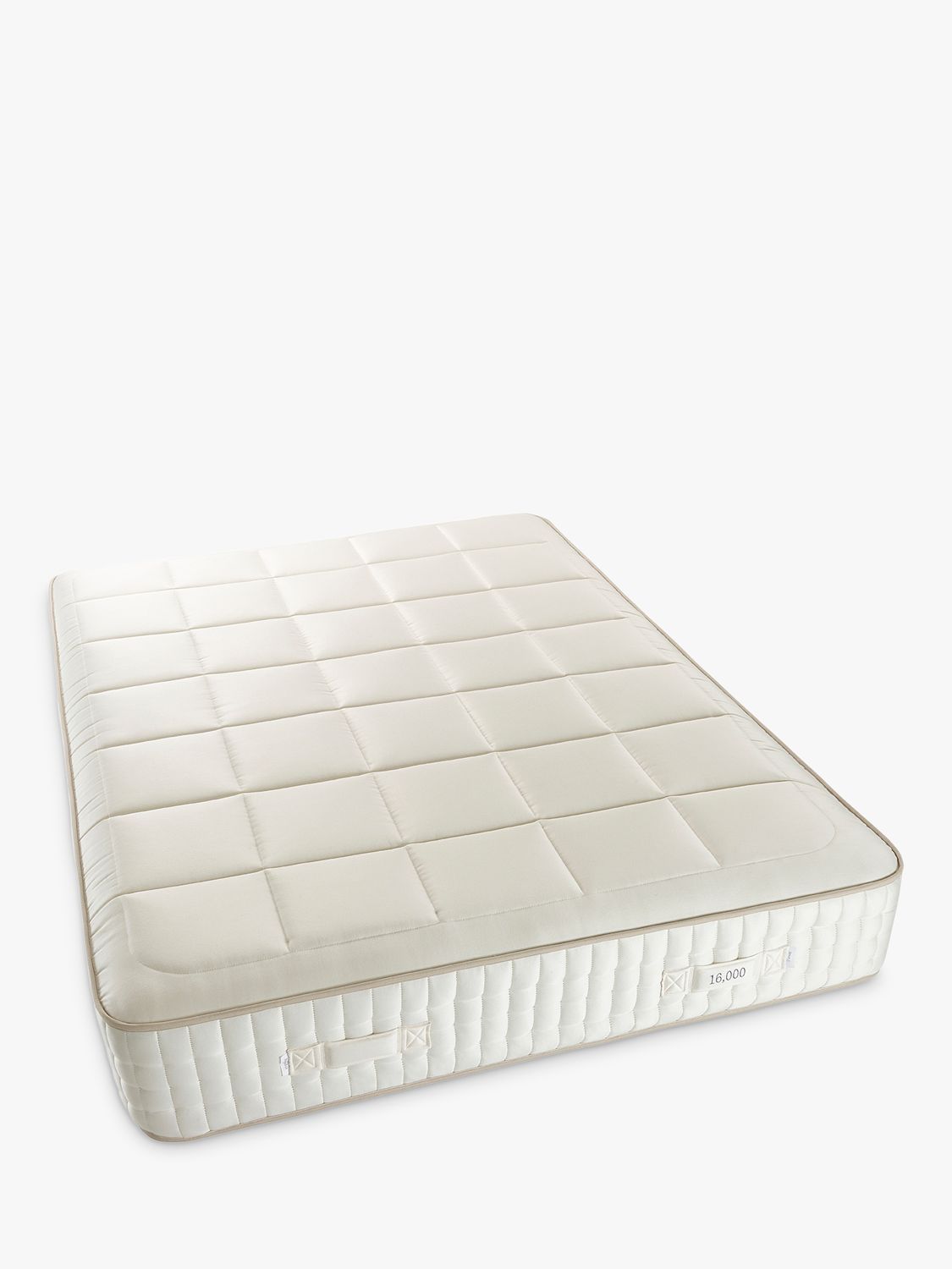 Photo of John lewis luxury natural collection mohair quilted 16000 double firmer tension pocket spring mattress