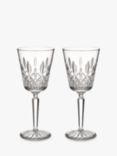Waterford Crystal Lismore Cut Glass Tall Wine Glass, Set of 2, 450ml, Clear