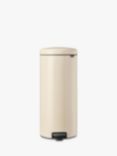 Brabantia newIcon Pedal Bin, 30L, Soft Beige