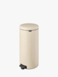 Brabantia newIcon Pedal Bin, 30L, Soft Beige