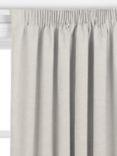 John Lewis Cotton Linen Slub Made to Measure Curtains or Roman Blind, Pale Grey