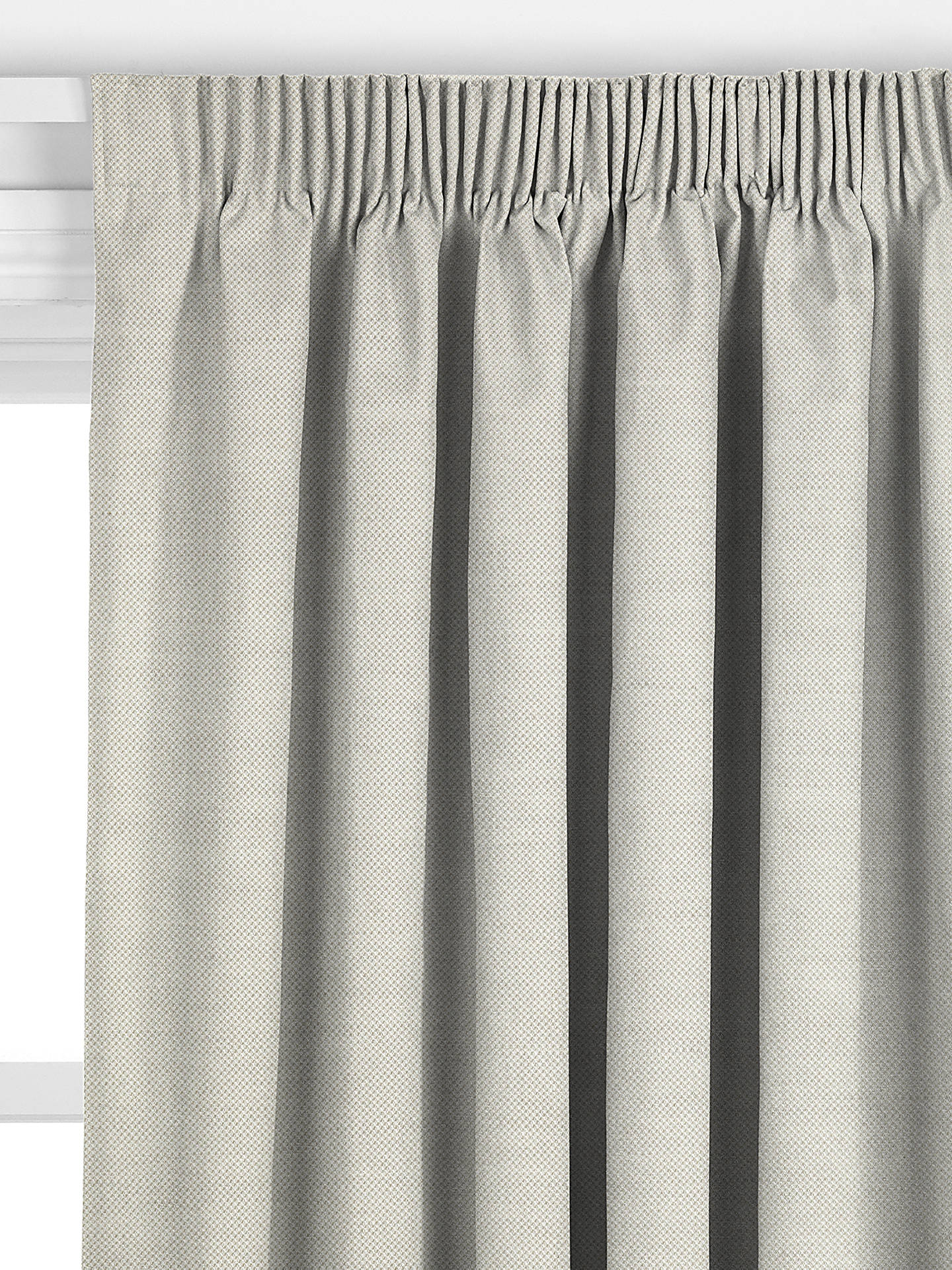 John Lewis Cotton Jute Made to Measure Curtains, Smoke