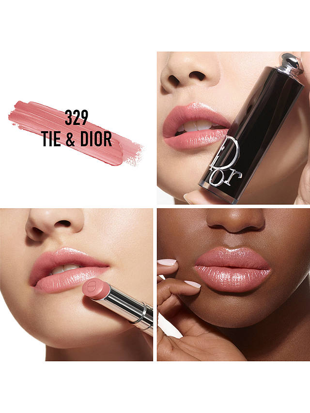 DIOR Addict Shine Refillable Lipstick, 329 Tie & DIOR 2