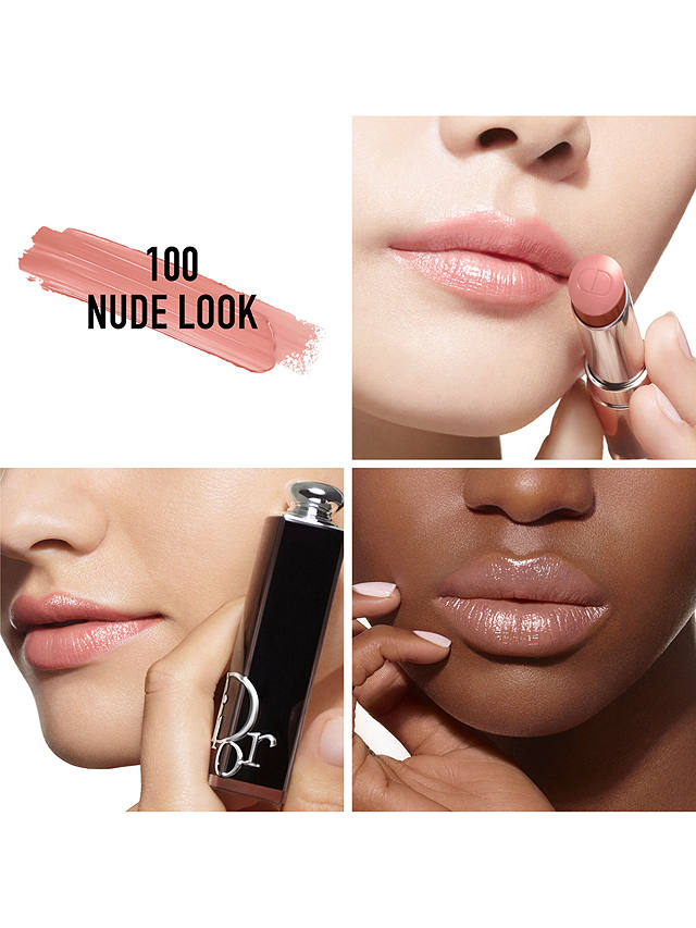 DIOR Addict Shine Refillable Lipstick, 100 Nude Look 2