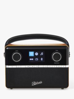 Roberts Stream 94L DAB+/FM/Internet Smart Radio with Bluetooth, Black/Natural Wood