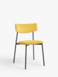 John Lewis ANYDAY Motion Corduroy Upholstered Dining Chairs, Set of 2, Mustard