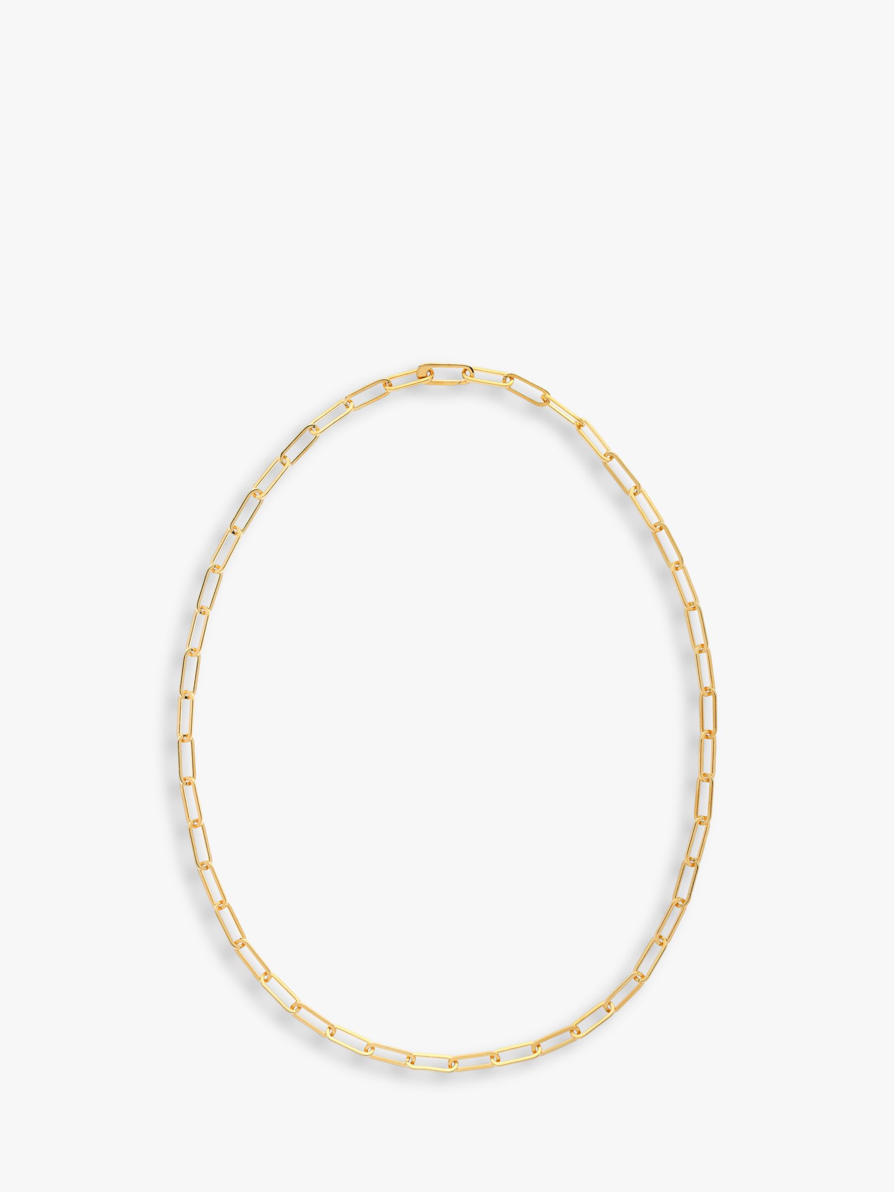 Melissa Odabash Paperclip Link Chain Necklace, Gold
