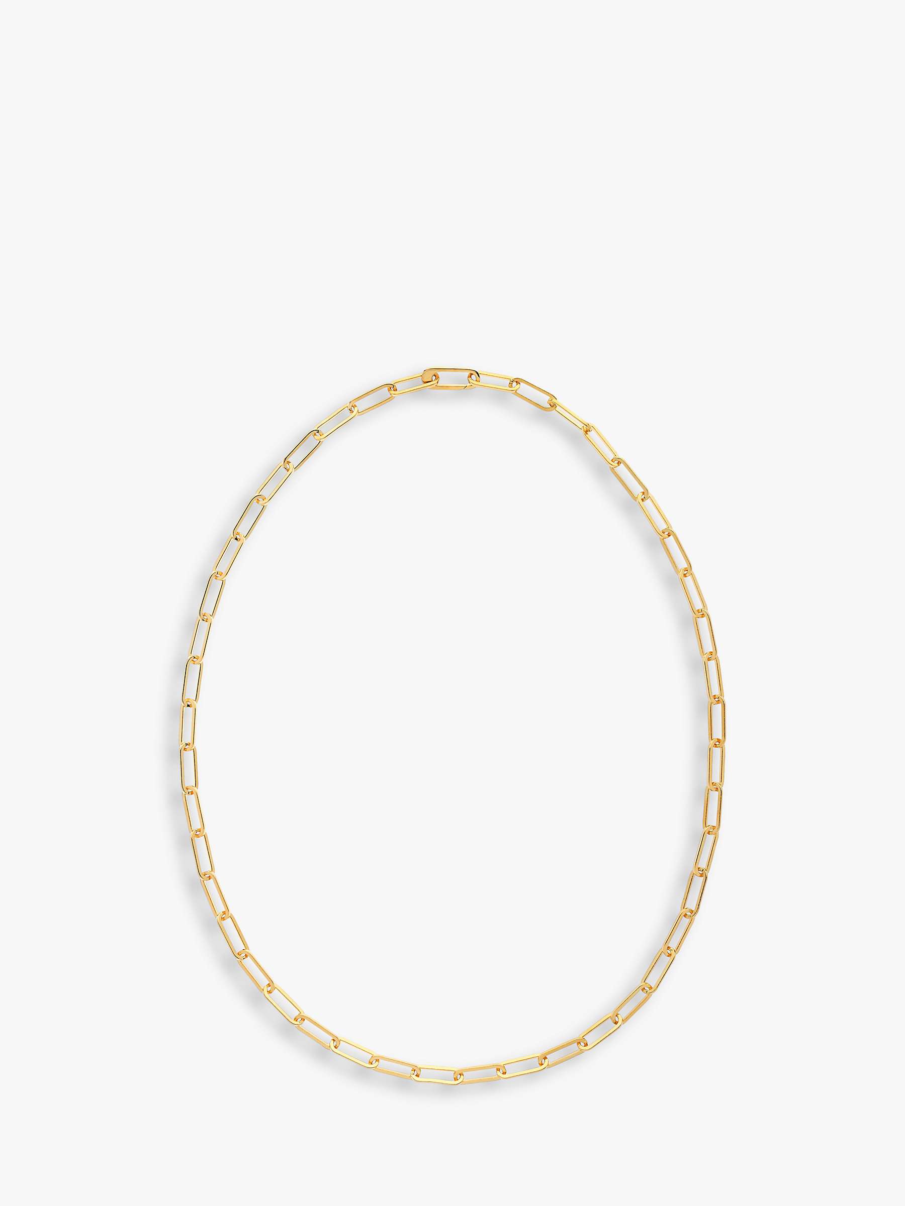 Buy Melissa Odabash Paperclip Link Chain Necklace, Gold Online at johnlewis.com
