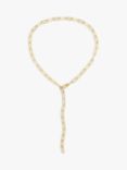 Melissa Odabash Paperclip Link Chain Necklace, Gold