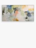 John Lewis Natasha Barnes 'Formation' Abstract Framed Canvas Print, 64 x 124cm, White/Multi