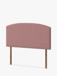 Silentnight Selene Strutted Headboard, Super King Size, Dusky Pink