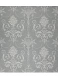 Laura Ashley Josette Made to Measure Curtains or Roman Blind, Steel