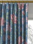 Laura Ashley Tapestry Floral Made to Measure Curtains or Roman Blind, Dusky Seaspray