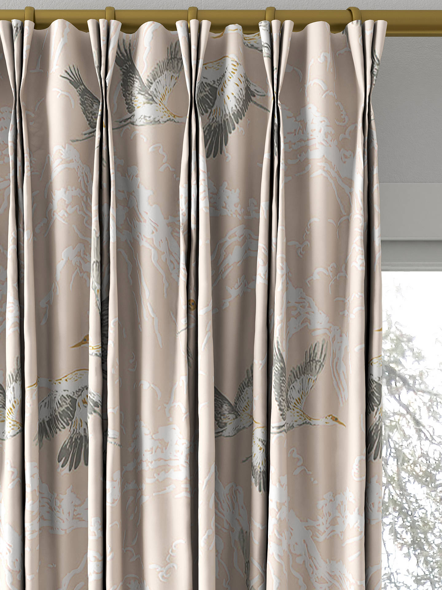 Laura Ashley Animalia Made to Measure Curtains, Blush