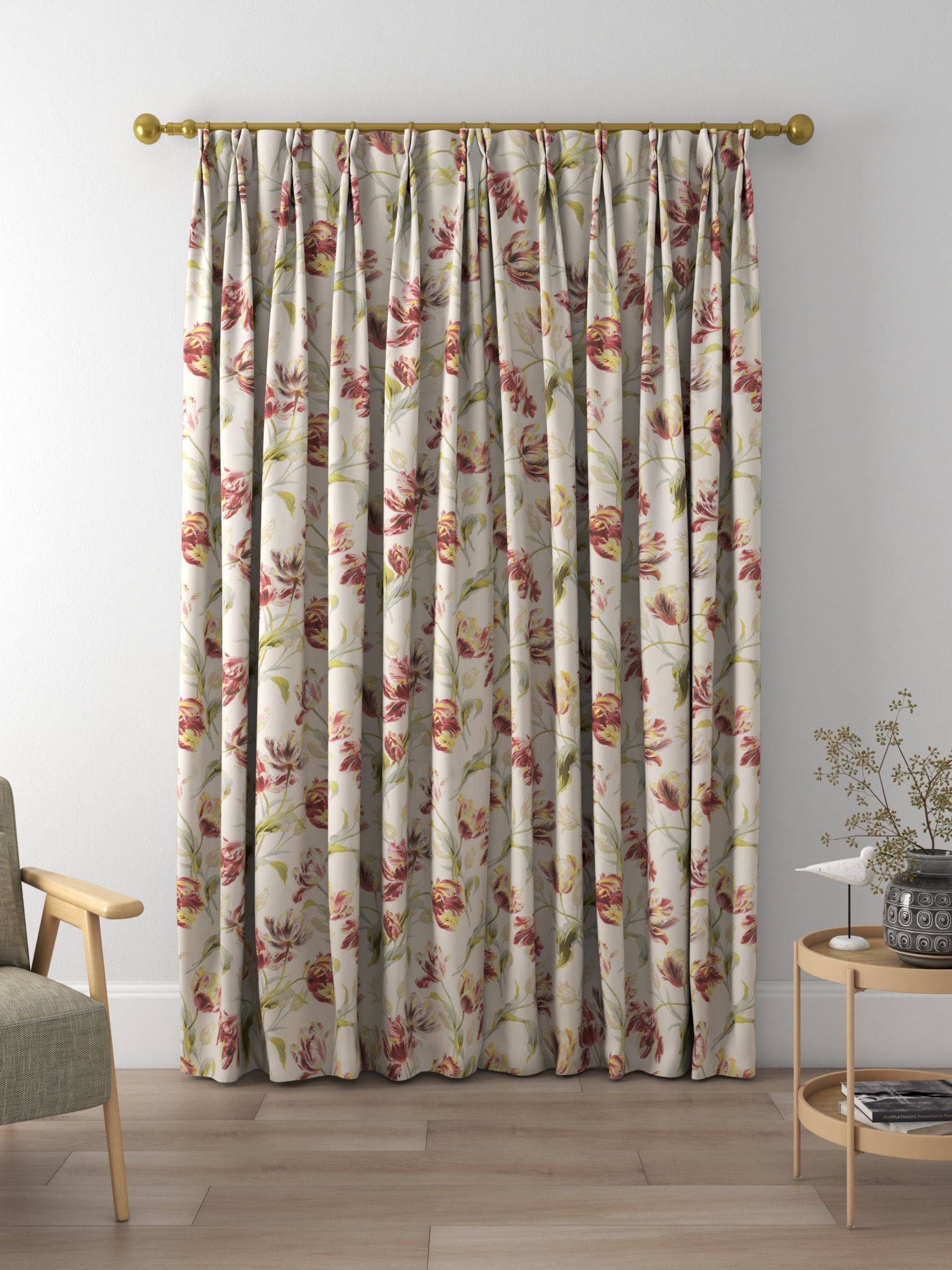 Laura Ashley Gosford Meadow Made to Measure Curtains or Roman Blind ...