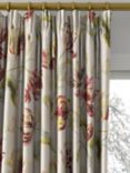 Laura Ashley Gosford Meadow Made to Measure Curtains or Roman Blind, Cranberry