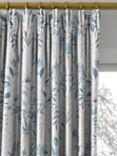 Laura Ashley Parterre Made to Measure Curtains or Roman Blind, White/Seaspray