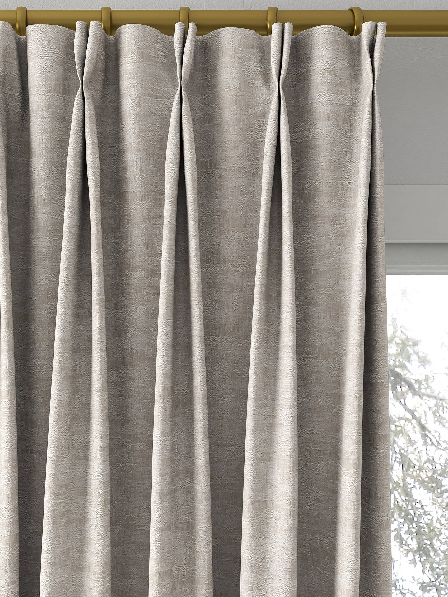 Laura Ashley Whinfell Made to Measure Curtains, Natural