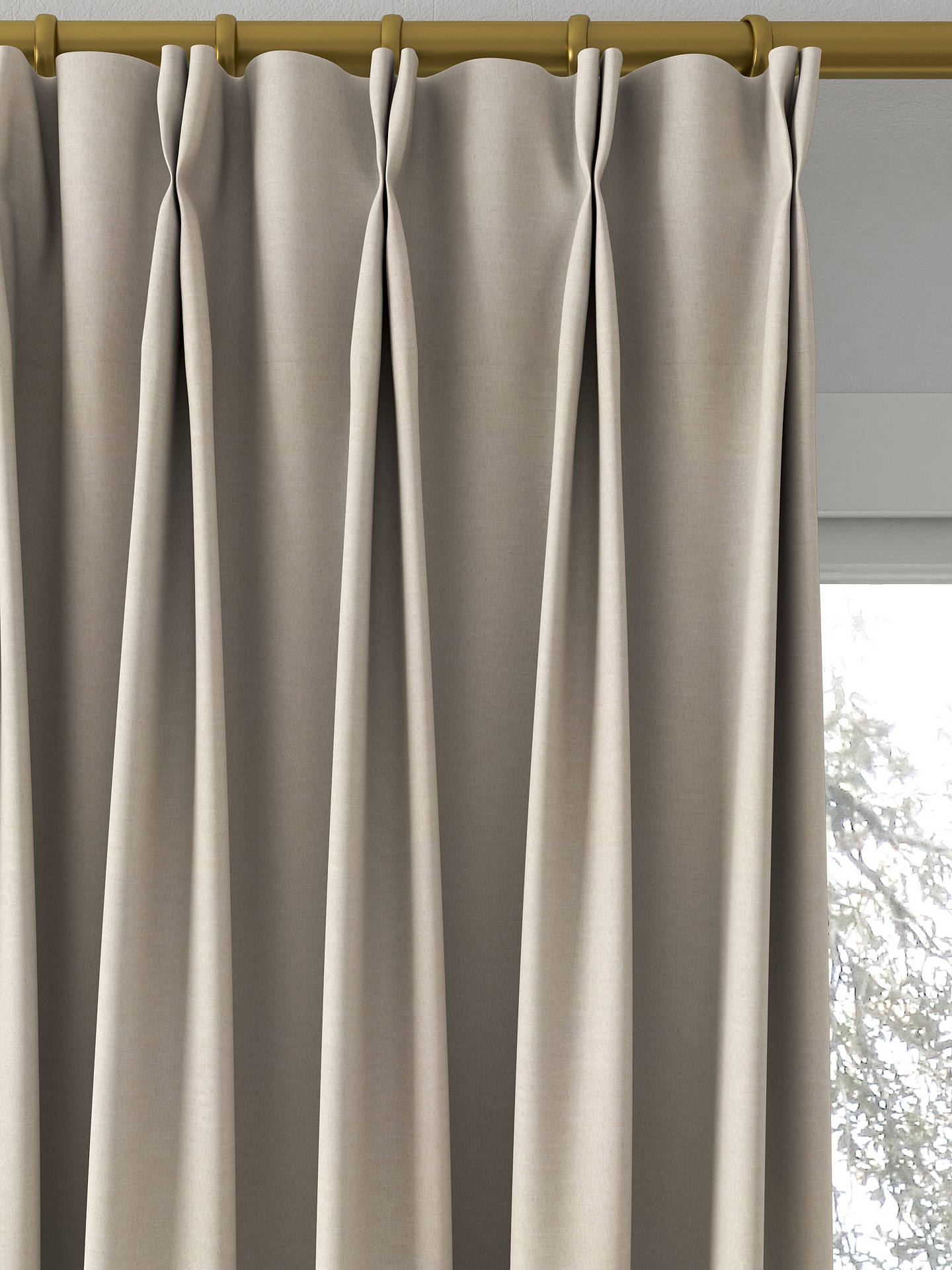 Laura Ashley Swanson Made to Measure Curtains, Oyster