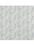 Laura Ashley Pussy Willow Made to Measure Curtains or Roman Blind, Off White/Seaspray