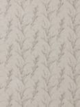 Laura Ashley Pussy Willow Embroidered Furnishing Fabric, Steel