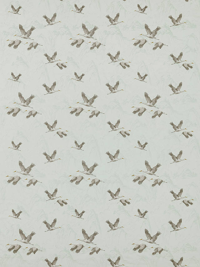 Laura Ashley Animalia Embroidered Furnishing Fabric, Duck Egg