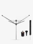 Brabantia Lift-O-Matic Advance Rotary Airer with Ground Spike and Cover, 50m