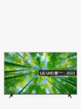LG 55UQ80006LB (2022) LED HDR 4K Ultra HD Smart TV, 55 inch with Freeview HD/Freesat HD, Dark Iron Grey