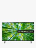 LG 43UQ80006LB (2022) LED HDR 4K Ultra HD Smart TV, 43 inch with Freeview HD/Freesat HD, Dark Iron Grey