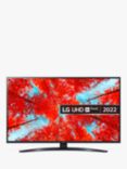LG 43UQ91006LA (2022) LED HDR 4K Ultra HD Smart TV, 43 inch with Freeview HD/Freesat HD, Ashed Blue