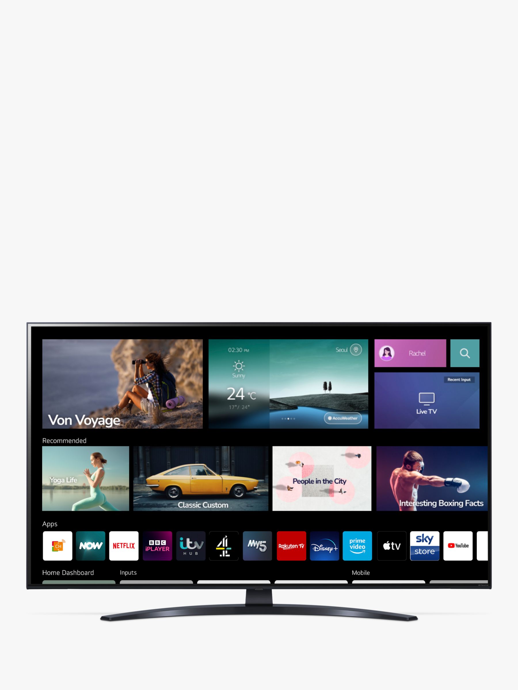 LG NanoCell NANO76 50 inch 4K Smart TV - 50NANO763QA LED TV 