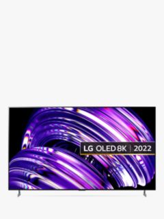 LG OLED77Z29LA (2022) OLED HDR 8K Ultra HD Smart TV, 77 inch with Freeview HD/Freesat HD & Dolby Atmos, Dark Meteor Titan