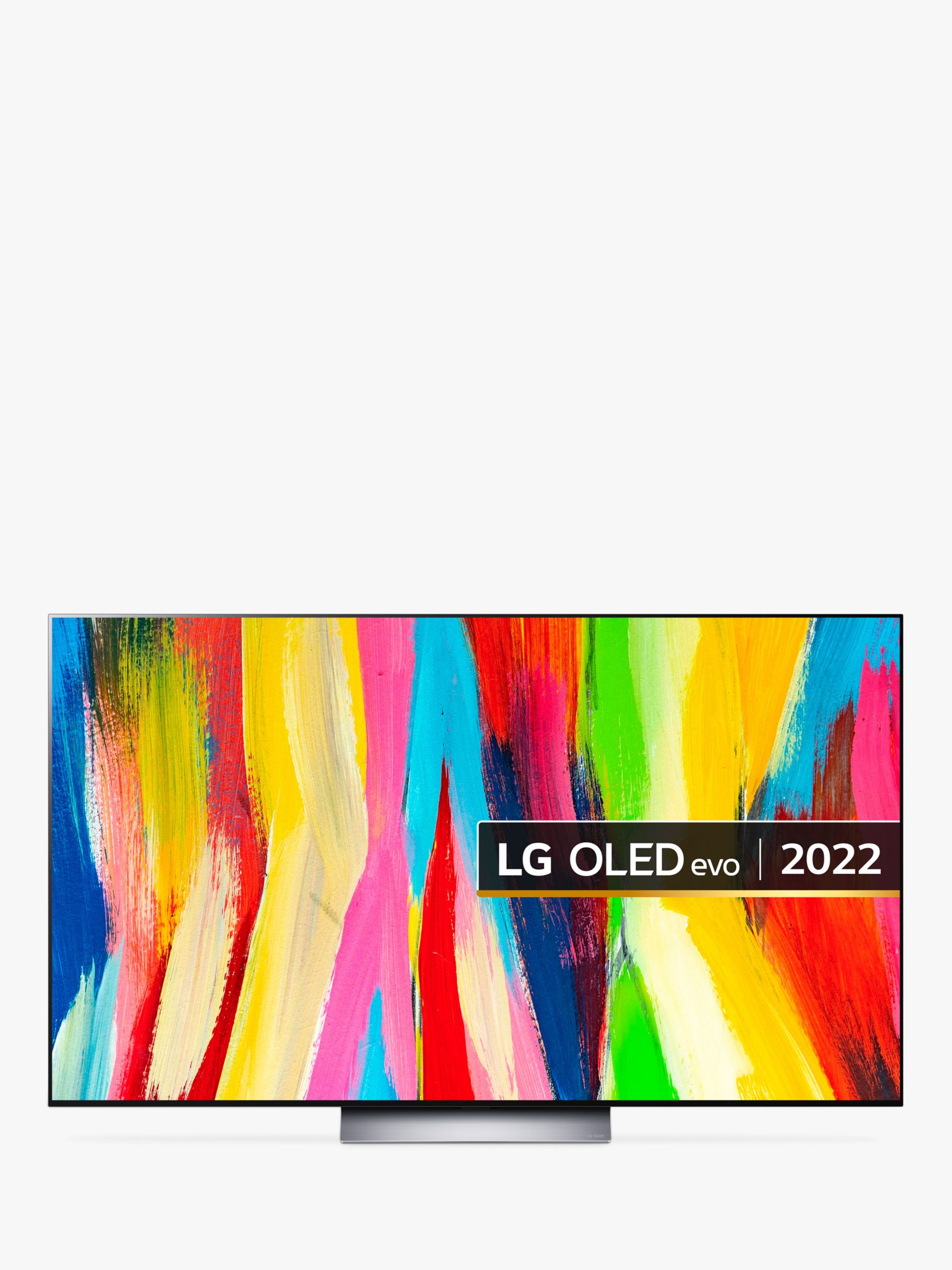 LG OLED65C24LA (2022) OLED HDR 4K Ultra HD Smart TV, 65 inch with Freeview HD/Freesat HD & Dolby Atmos, Dark Titan Silver