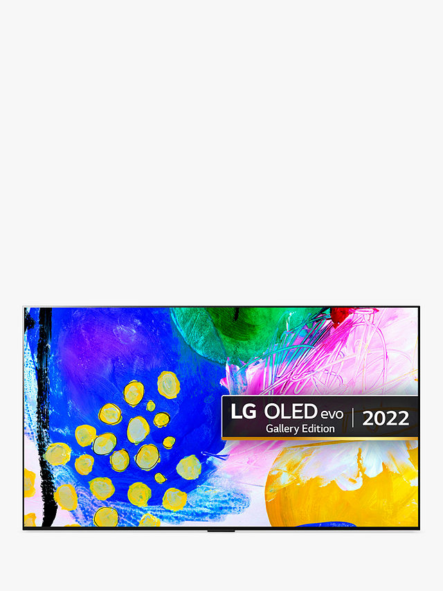 LG OLED83G26LA (2022) OLED HDR 4K Ultra HD Smart TV, 83 inch with Freeview HD/Freesat HD, Dolby Atmos & Gallery Design, Light Satin Silver