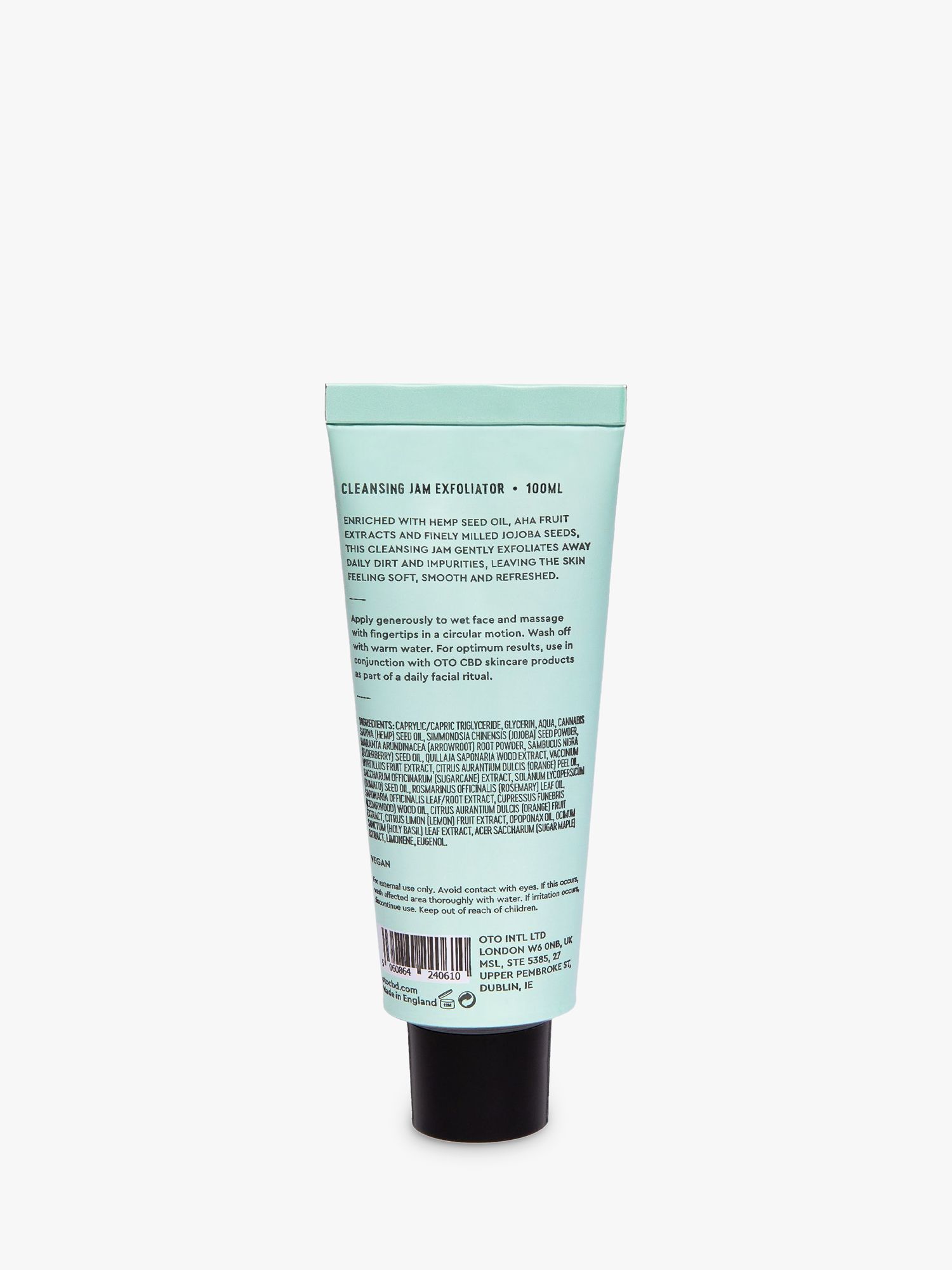 OTO Cleansing Jam Exfoliator, 100ml 2