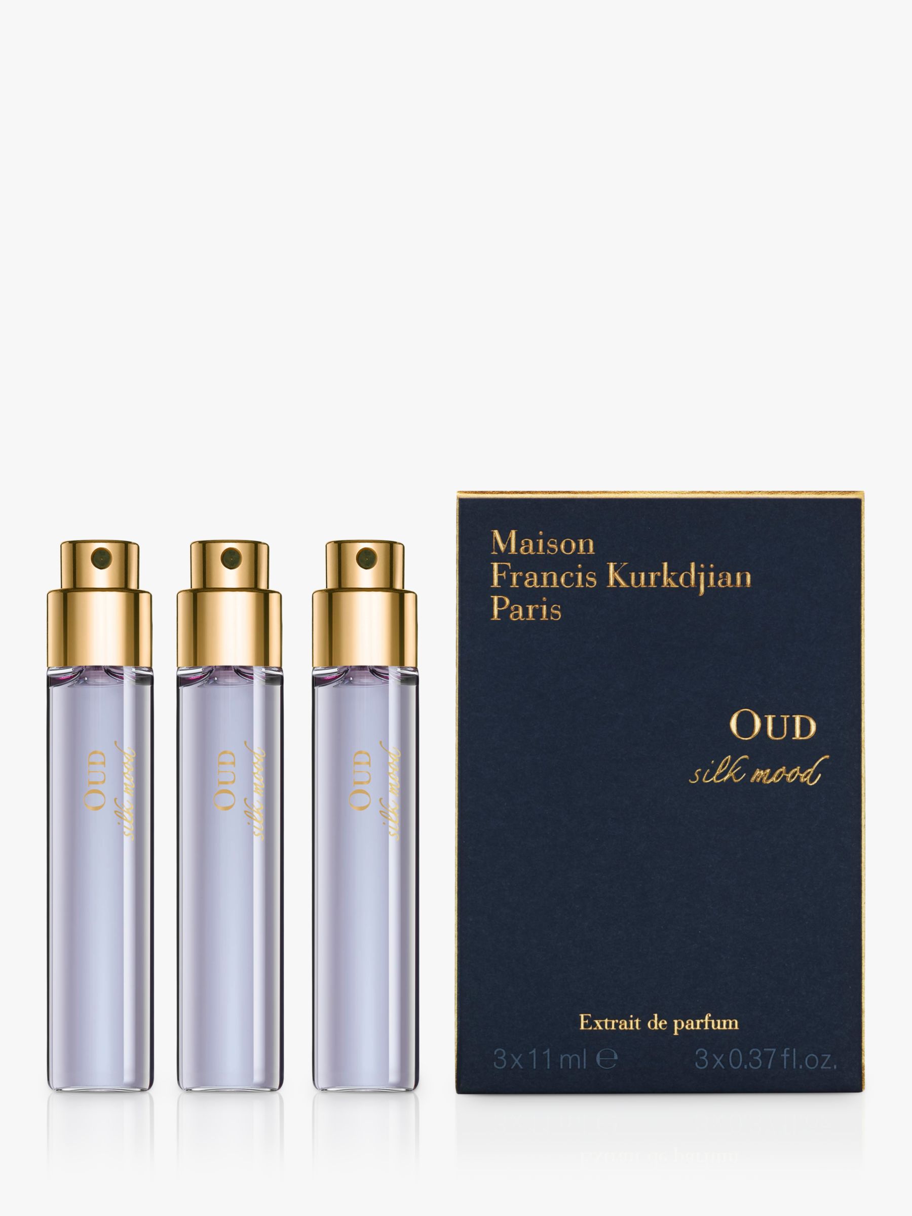 Maison Francis Kurkdjian Oud Silk Mood Extrait de Parfum Natural Spray Refills, 3 x 11ml 1