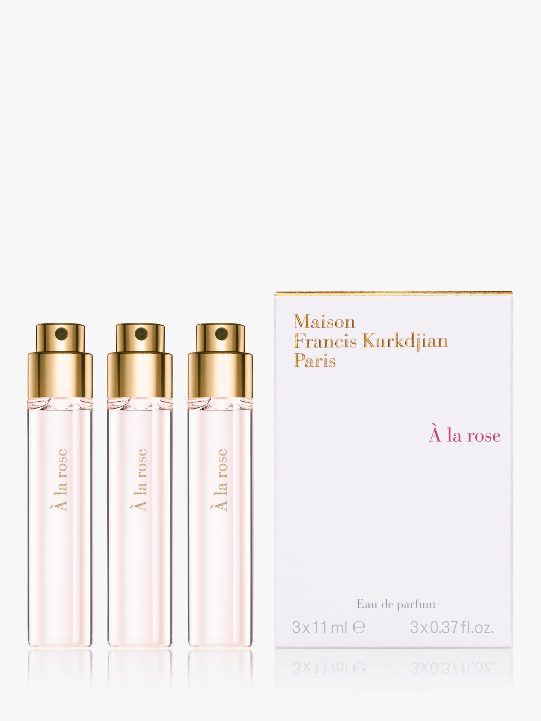 Maison Francis Kurkdjian À La Rose Eau de Parfum Refills, 3 x 11ml 1