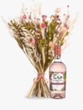 Edinburgh Gin Rhubarb & Ginger Gin with Ixia Flowers Dried Flowers Gift Set, 70cl