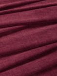 John Lewis Easy Clean Chunky Chenille Plain Fabric, Mulberry, Price Band C