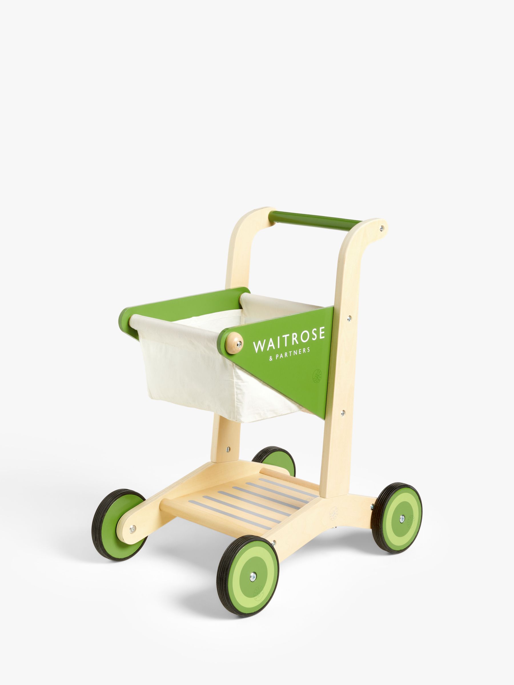 Waitrose Wooden Shopping Trolley